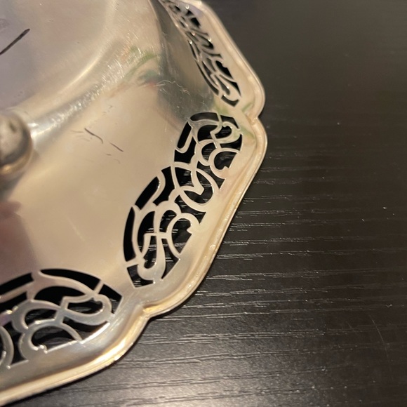 Vntg WMF Ikora Silver Plate Footed Serving/Candy Dish Made in Germany - Picture 10 of 13